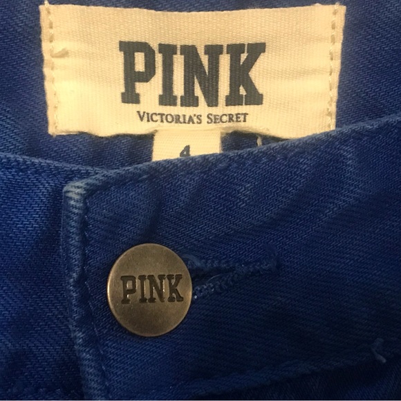 ❤️ AWESOME VICTORIA’S SECRET DENIM JEANS SIZE 2 like new pretty blue VS PINK - Picture 7 of 11